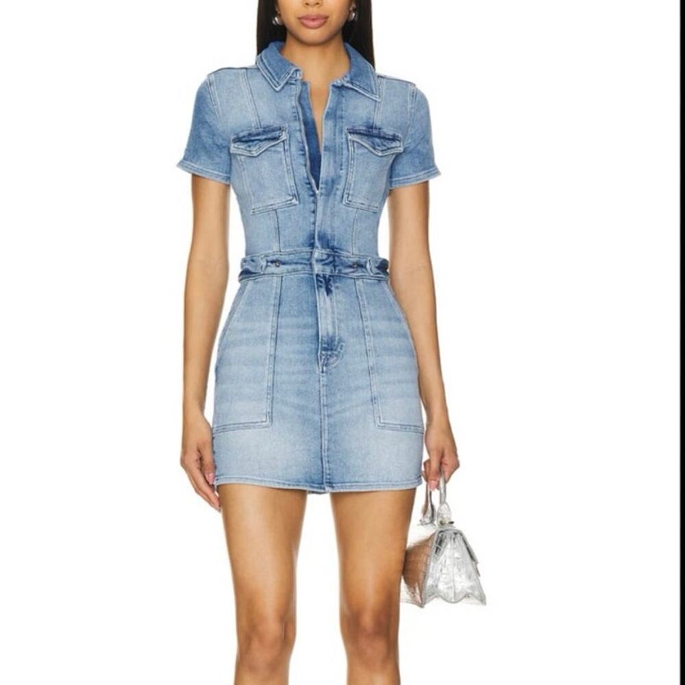 Good American Fit For Success Mini Dress in Blue274 size 2